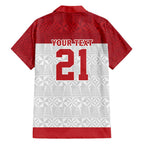 Queensland Tonga Custom Hawaiian Shirt QLD with Tongan Ngatu Pattern