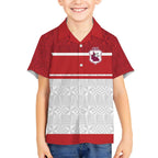 Queensland Tonga Custom Hawaiian Shirt QLD with Tongan Ngatu Pattern