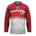 Queensland Tonga Custom Hockey Jersey QLD with Tongan Ngatu Pattern - Aussie Hoodie
