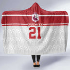 Queensland Tonga Custom Hooded Blanket QLD with Tongan Ngatu Pattern