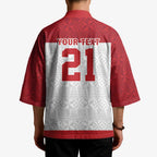 Queensland Tonga Custom Kimono QLD with Tongan Ngatu Pattern - Aussie Hoodie