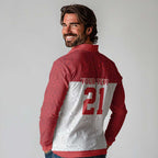 Queensland Tonga Custom Long Sleeve Polo Shirt QLD with Tongan Ngatu Pattern
