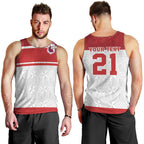 Queensland Tonga Custom Men Tank Top QLD with Tongan Ngatu Pattern