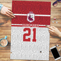 Queensland Tonga Custom Puzzle QLD with Tongan Ngatu Pattern - Aussie Hoodie