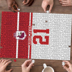 Queensland Tonga Custom Puzzle QLD with Tongan Ngatu Pattern - Aussie Hoodie