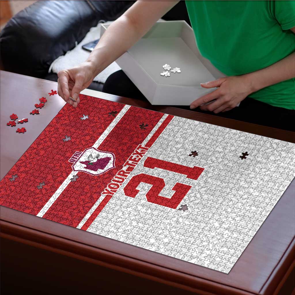 Queensland Tonga Custom Puzzle QLD with Tongan Ngatu Pattern - Aussie Hoodie