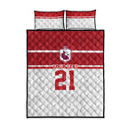 Queensland Tonga Custom Quilt Bed Set QLD with Tongan Ngatu Pattern