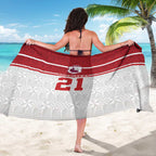 Queensland Tonga Custom Sarong QLD with Tongan Ngatu Pattern