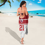 Queensland Tonga Custom Sarong QLD with Tongan Ngatu Pattern
