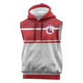 Queensland Tonga Custom Sleeveless Hoodie QLD with Tongan Ngatu Pattern - Aussie Hoodie