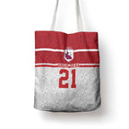 Queensland Tonga Custom Tote Bag QLD with Tongan Ngatu Pattern - Aussie Hoodie