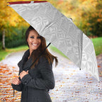 Queensland Tonga Custom Umbrella QLD with Tongan Ngatu Pattern - Aussie Hoodie