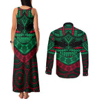 rabbitohs-rugby-couples-matching-tank-maxi-dress-and-long-sleeve-button-shirts-polynesian-and-aboriginal-special-version
