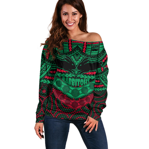 rabbitohs-rugby-off-shoulder-sweater-polynesian-and-aboriginal-special-version