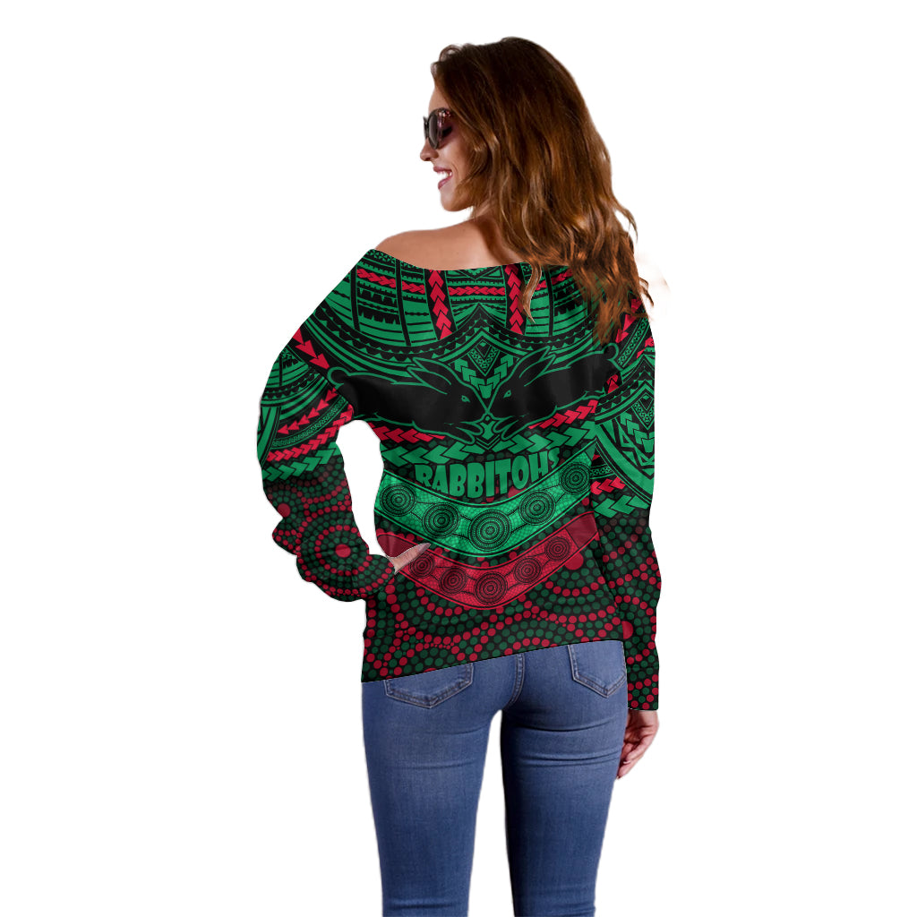 rabbitohs-rugby-off-shoulder-sweater-polynesian-and-aboriginal-special-version