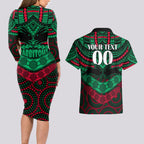 custom-rabbitohs-rugby-couples-matching-long-sleeve-bodycon-dress-and-hawaiian-shirt-polynesian-and-aboriginal-special-version