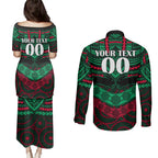 custom-rabbitohs-rugby-couples-matching-puletasi-dress-and-long-sleeve-button-shirts-polynesian-and-aboriginal-special-version