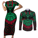 custom-rabbitohs-rugby-couples-matching-short-sleeve-bodycon-dress-and-long-sleeve-button-shirts-polynesian-and-aboriginal-special-version