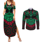 custom-rabbitohs-rugby-couples-matching-summer-maxi-dress-and-long-sleeve-button-shirts-polynesian-and-aboriginal-special-version