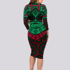 custom-rabbitohs-rugby-long-sleeve-bodycon-dress-polynesian-and-aboriginal-special-version