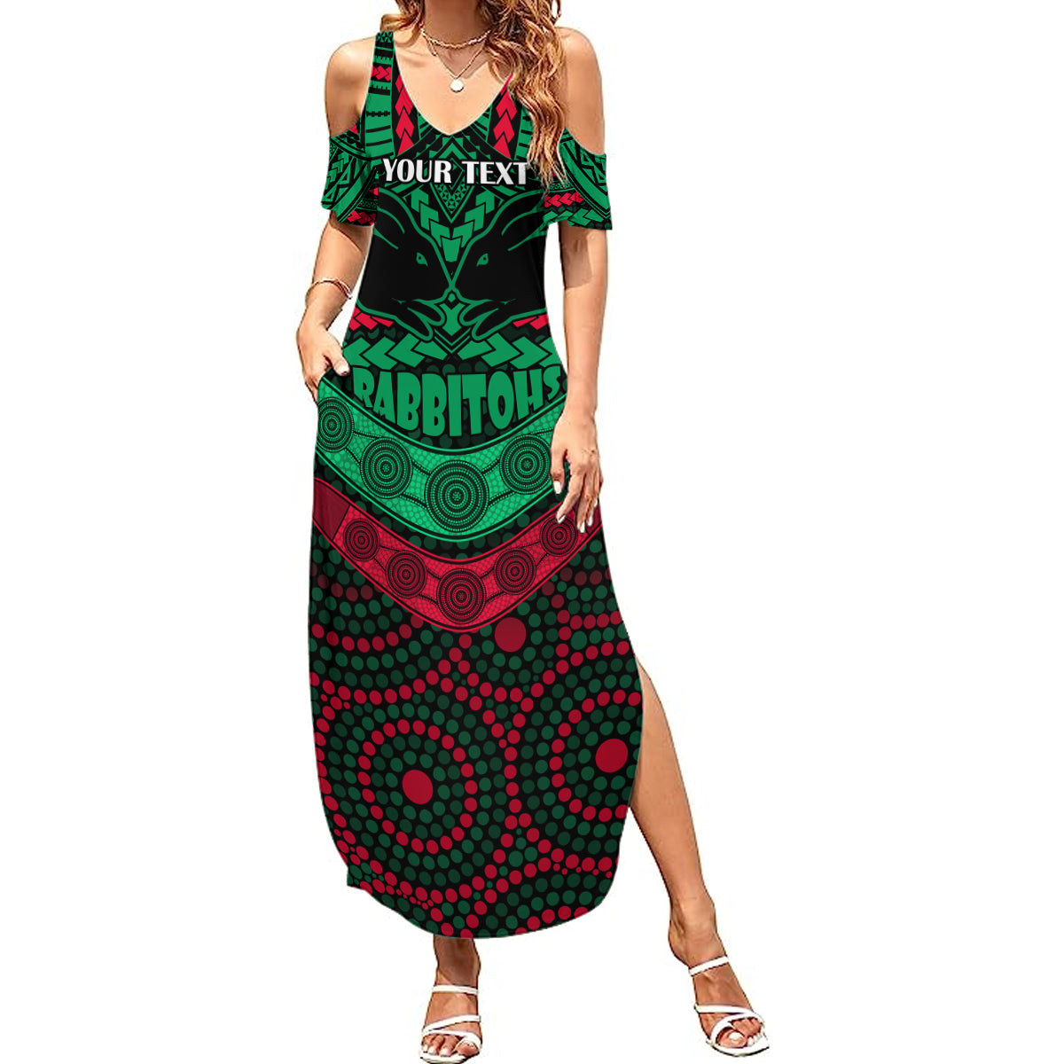 custom-rabbitohs-rugby-summer-maxi-dress-polynesian-and-aboriginal-special-version