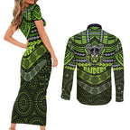 raiders-rugby-couples-matching-short-sleeve-bodycon-dress-and-long-sleeve-button-shirts-polynesian-and-aboriginal-special-version