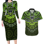 custom-raiders-rugby-couples-matching-long-sleeve-bodycon-dress-and-hawaiian-shirt-polynesian-and-aboriginal-special-version