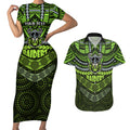 custom-raiders-rugby-couples-matching-short-sleeve-bodycon-dress-and-hawaiian-shirt-polynesian-and-aboriginal-special-version