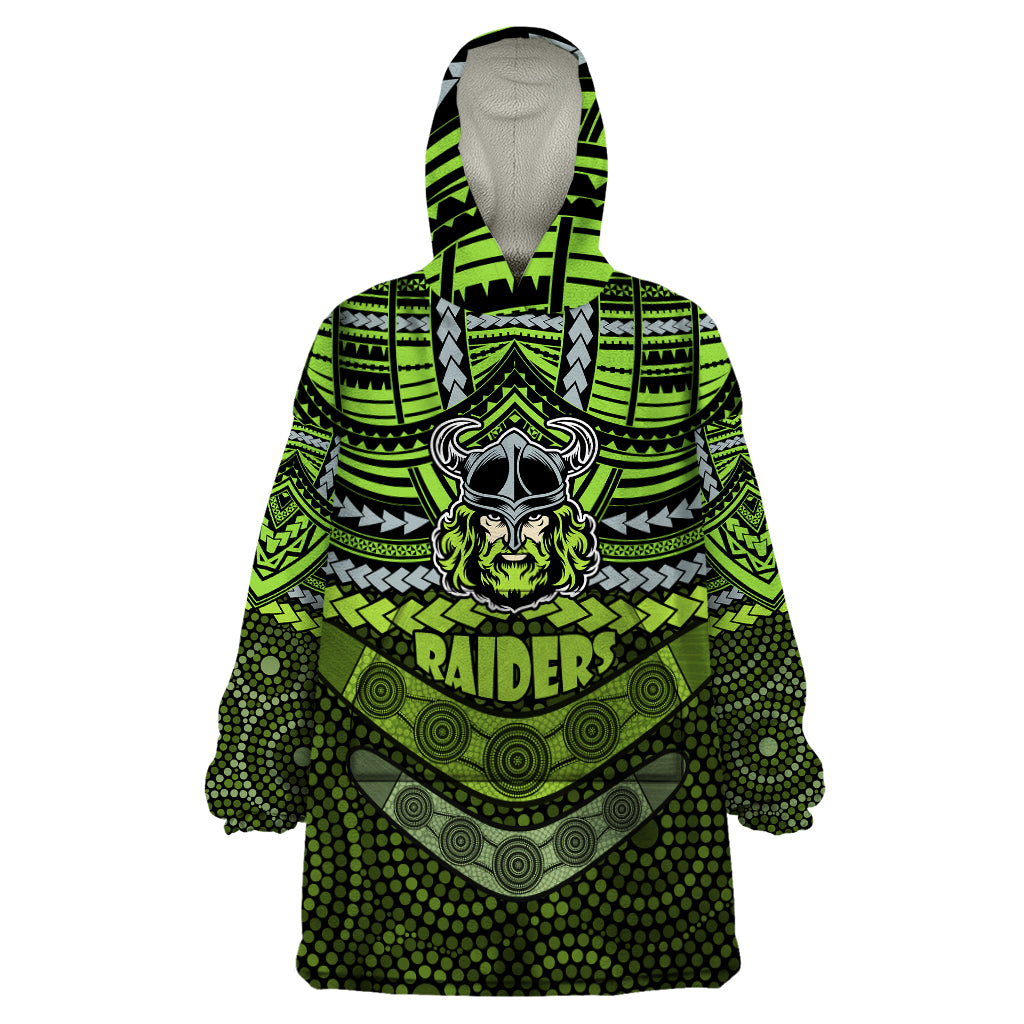 custom-raiders-rugby-wearable-blanket-hoodie-polynesian-and-aboriginal-special-version