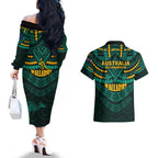 wallabies-rugby-couples-matching-off-the-shoulder-long-sleeve-dress-and-hawaiian-shirt-polynesian-and-aboriginal-special-green-version