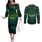 wallabies-rugby-couples-matching-off-the-shoulder-long-sleeve-dress-and-long-sleeve-button-shirts-polynesian-and-aboriginal-special-green-version