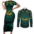wallabies-rugby-couples-matching-short-sleeve-bodycon-dress-and-long-sleeve-button-shirts-polynesian-and-aboriginal-special-green-version