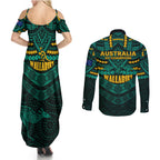wallabies-rugby-couples-matching-summer-maxi-dress-and-long-sleeve-button-shirts-polynesian-and-aboriginal-special-green-version
