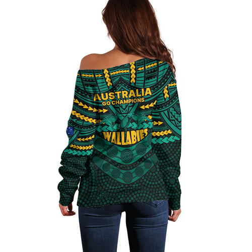 wallabies-rugby-off-shoulder-sweater-polynesian-and-aboriginal-special-green-version