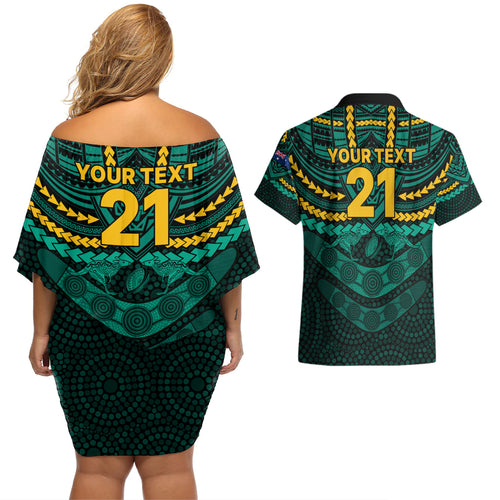 custom-wallabies-rugby-couples-matching-off-shoulder-short-dress-and-hawaiian-shirt-polynesian-and-aboriginal-special-green-version