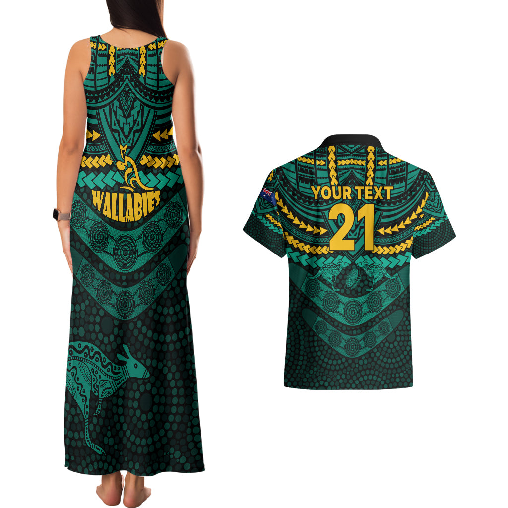 custom-wallabies-rugby-couples-matching-tank-maxi-dress-and-hawaiian-shirt-polynesian-and-aboriginal-special-green-version