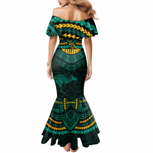 custom-wallabies-rugby-mermaid-dress-polynesian-and-aboriginal-special-green-version
