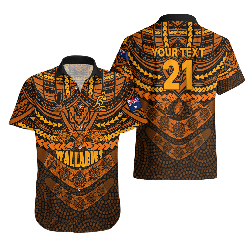 custom-wallabies-rugby-hawaiian-shirt-polynesian-and-aboriginal-special-orange-version