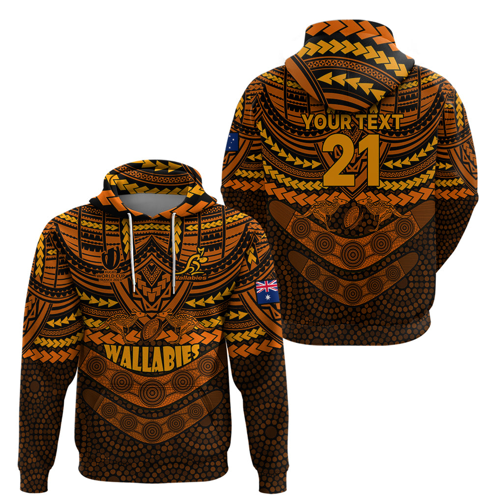 custom-wallabies-rugby-hoodie-polynesian-and-aboriginal-special-orange-version