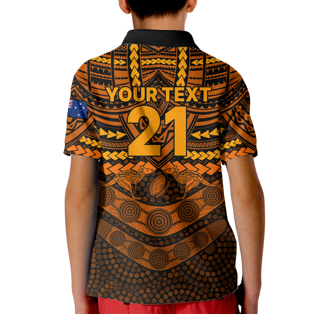 custom-wallabies-rugby-kid-polo-shirt-polynesian-and-aboriginal-special-orange-version