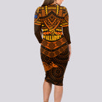 custom-wallabies-rugby-long-sleeve-bodycon-dress-polynesian-and-aboriginal-special-orange-version