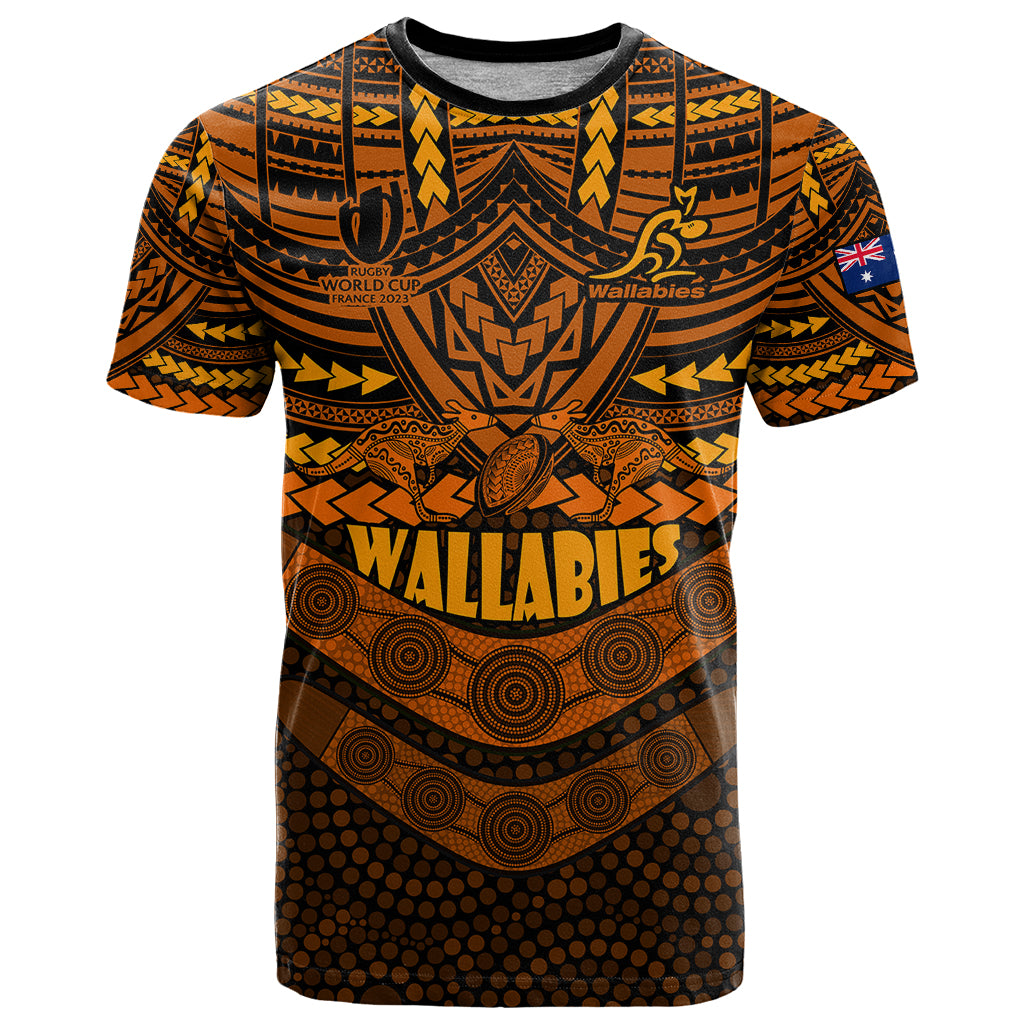 custom-wallabies-rugby-t-shirt-polynesian-and-aboriginal-special-orange-version