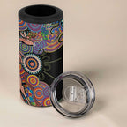 Indigenous Kangaroo Australia Aboriginal Style 4 in 1 Can Cooler Tumbler