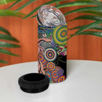 Indigenous Kangaroo Australia Aboriginal Style 4 in 1 Can Cooler Tumbler