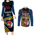 nrl-eels-combine-roosters-rugby-couples-matching-long-sleeve-bodycon-dress-and-long-sleeve-button-shirts-sporty-style