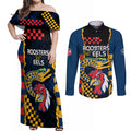 nrl-eels-combine-roosters-rugby-couples-matching-off-shoulder-maxi-dress-and-long-sleeve-button-shirts-sporty-style