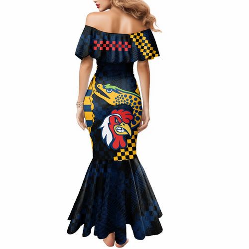 nrl-eels-combine-roosters-rugby-mermaid-dress-sporty-style