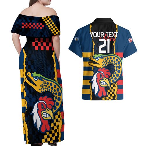 custom-nrl-eels-combine-roosters-rugby-couples-matching-off-shoulder-maxi-dress-and-hawaiian-shirt-sporty-style