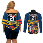 custom-nrl-eels-combine-roosters-rugby-couples-matching-off-shoulder-short-dress-and-long-sleeve-button-shirts-sporty-style