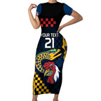 custom-nrl-eels-combine-roosters-rugby-short-sleeve-bodycon-dress-sporty-style